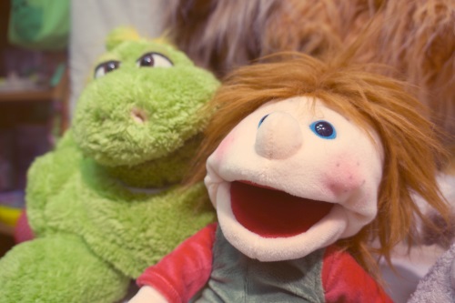 Filippo der Drache und Franjo von Living Puppets