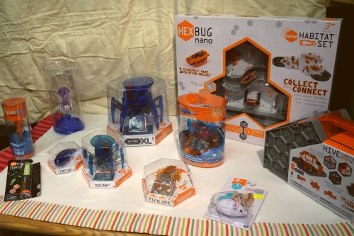 Hexbugs kleine und große Robotertiere mit und ohne Fernsteuerung.